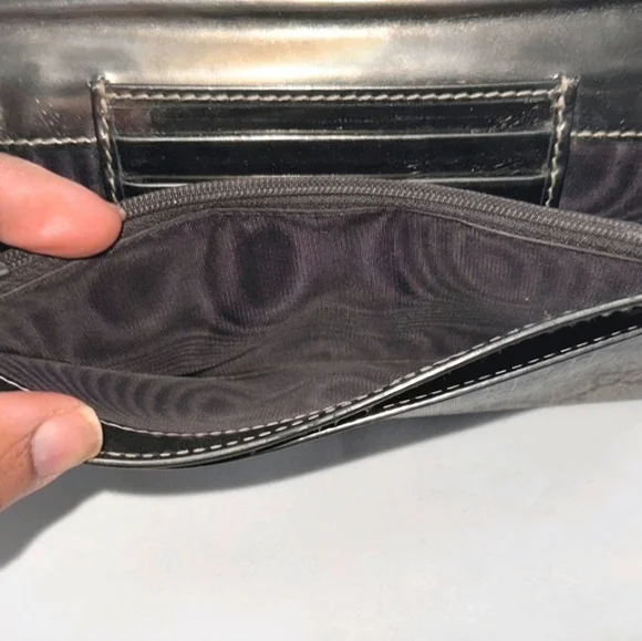 Gucci Vintage GG Plus Women's Monogram Canvas Long Wallet - Picture 11 of 13